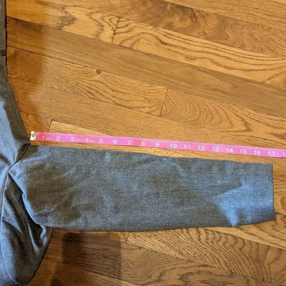 Zara Basics Medium Gray 1 Button Fitted Blazer Jacket - Picture 9 of 10